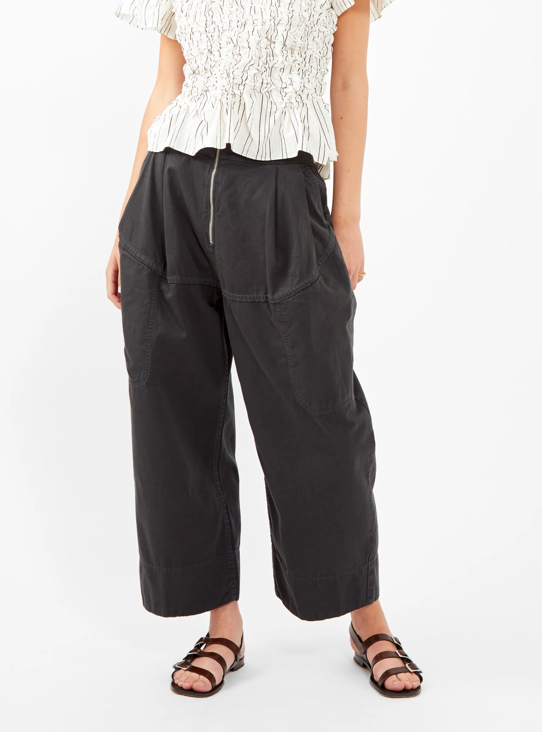 Bandini Trousers Charcoal Black<Rachel Comey Outlet