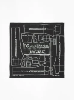 Barbie Pattern Bandana Black<Kapital New