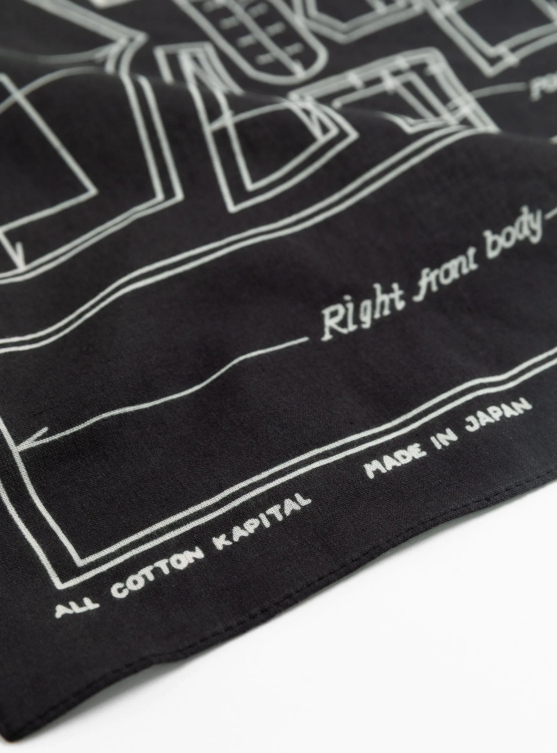 Barbie Pattern Bandana Black<Kapital New