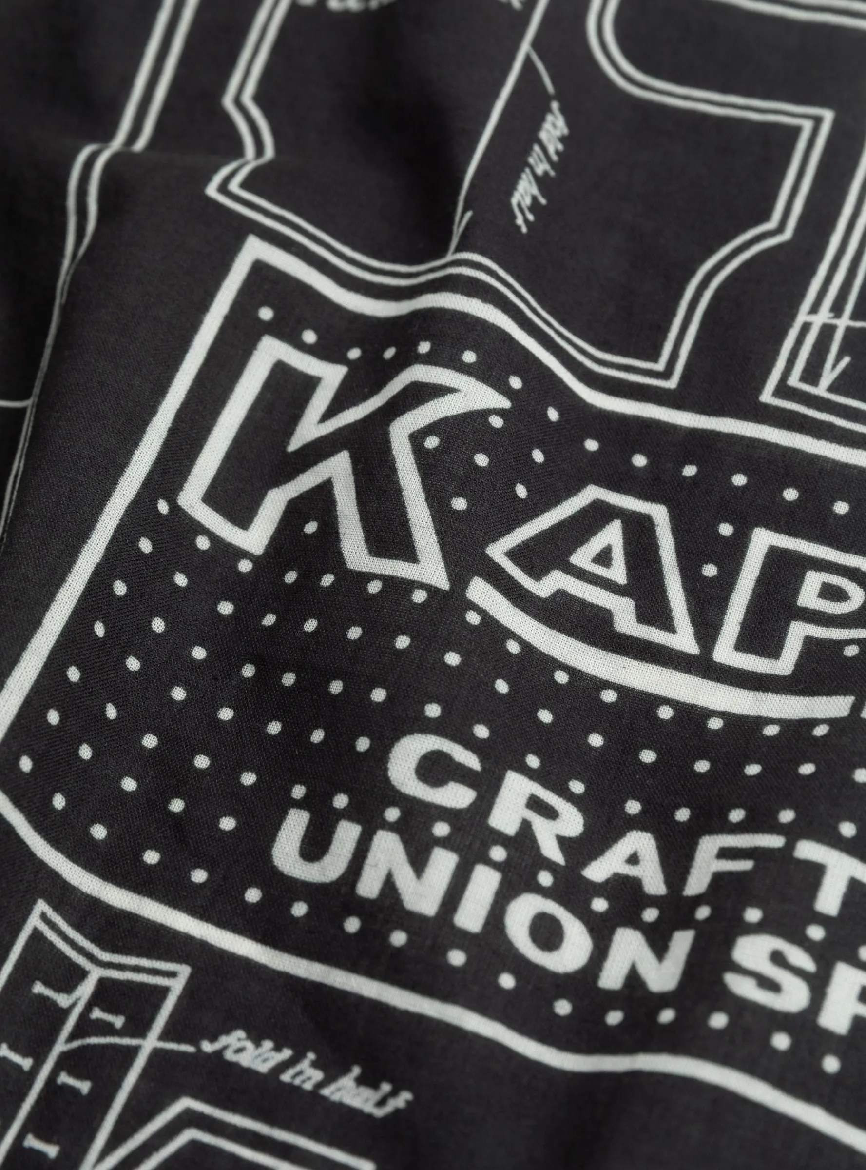 Barbie Pattern Bandana Black<Kapital New