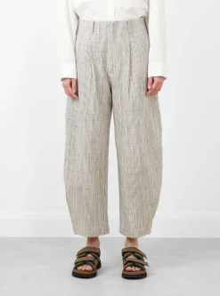 Bari Crop Trousers Cream Pin Stripe<Apiece Apart Outlet