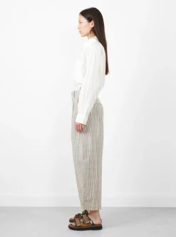 Bari Crop Trousers Cream Pin Stripe<Apiece Apart Outlet