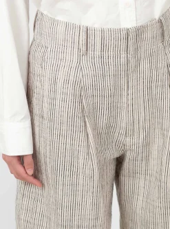 Bari Crop Trousers Cream Pin Stripe<Apiece Apart Outlet