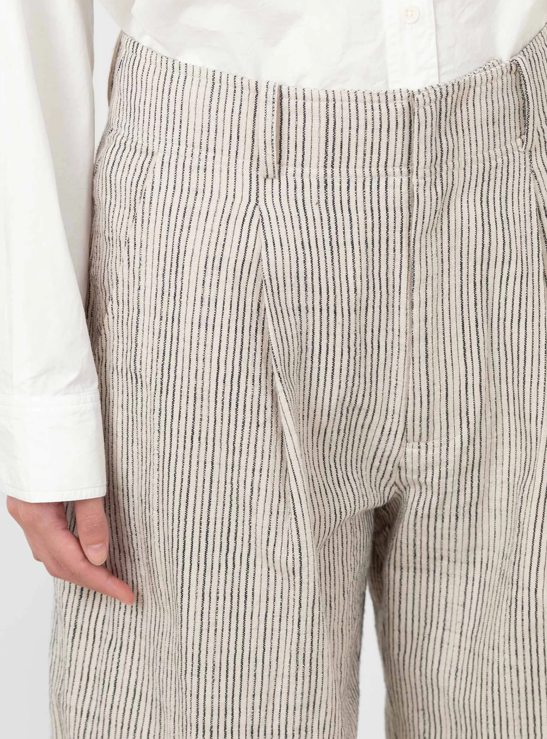 Bari Crop Trousers Cream Pin Stripe<Apiece Apart Outlet