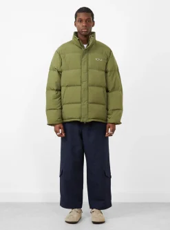 Basic Puffer Army Green<Polar Skate Co. Best