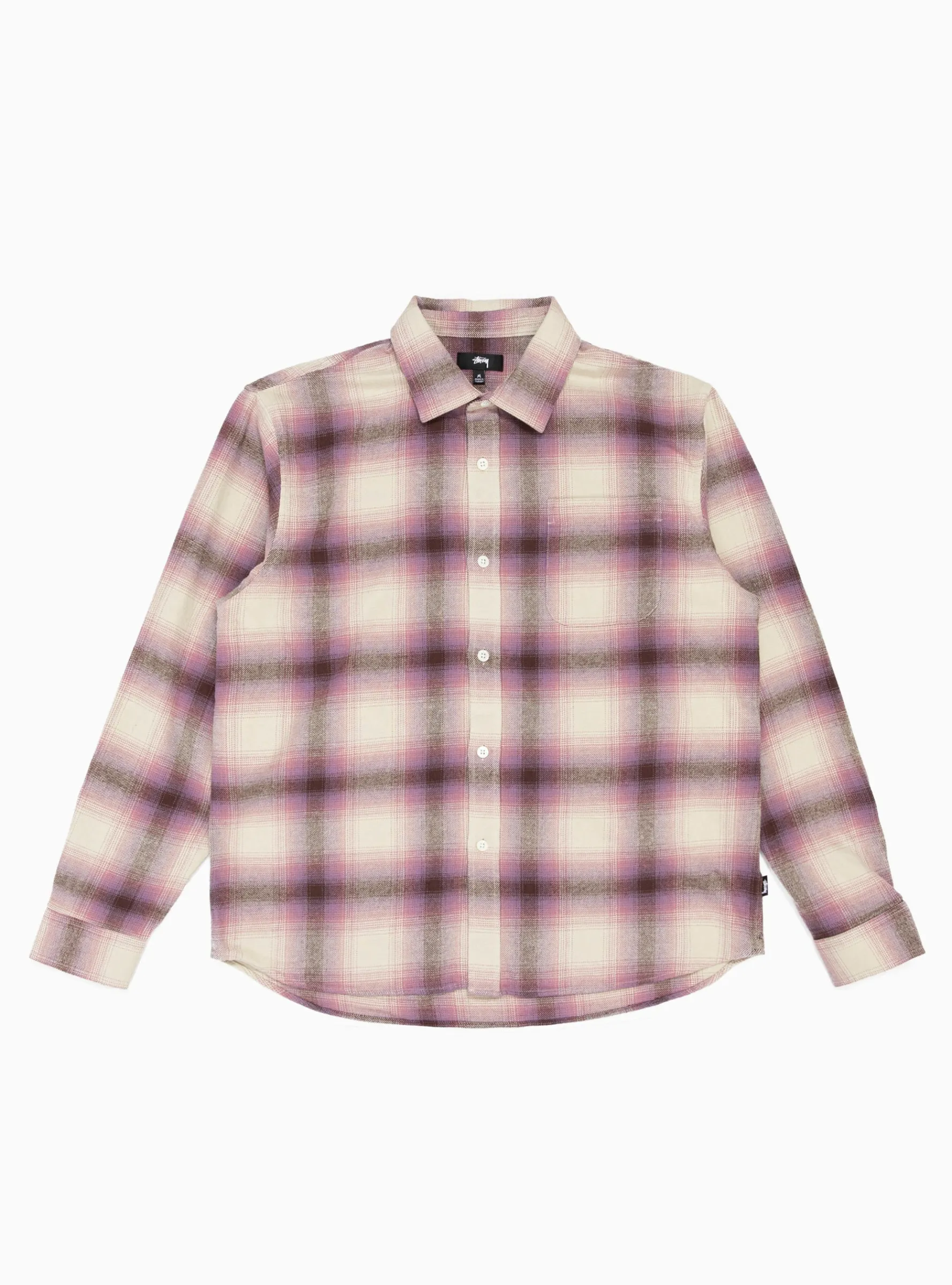 Bay Plaid Shirt Berry<Stussy Clearance