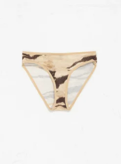 Bell Pants Beige & Brown Tiger Print<Baserange New