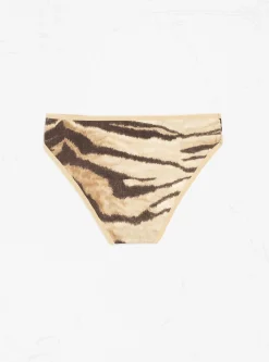 Bell Pants Beige & Brown Tiger Print<Baserange New