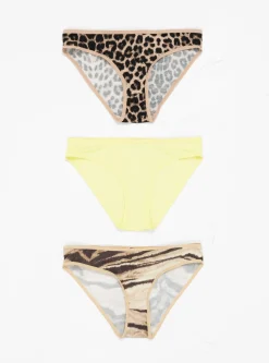 Bell Pants 3 Pack Leopard, Lime & Tiger<Baserange Outlet