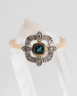 Bettina Ring London Blue Topaz<Pascale Monvoisin New