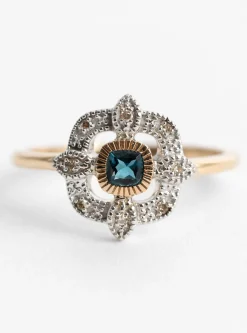 Bettina Ring London Blue Topaz<Pascale Monvoisin New