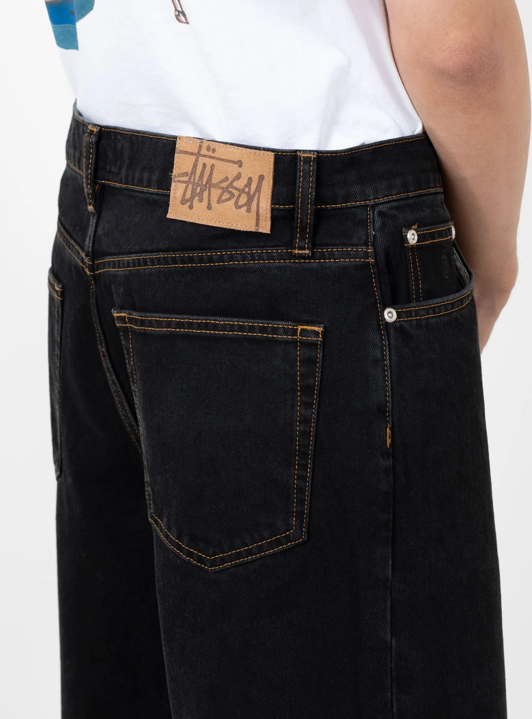 Big Ol' Jean Denim Washed Black<Stüssy Clearance