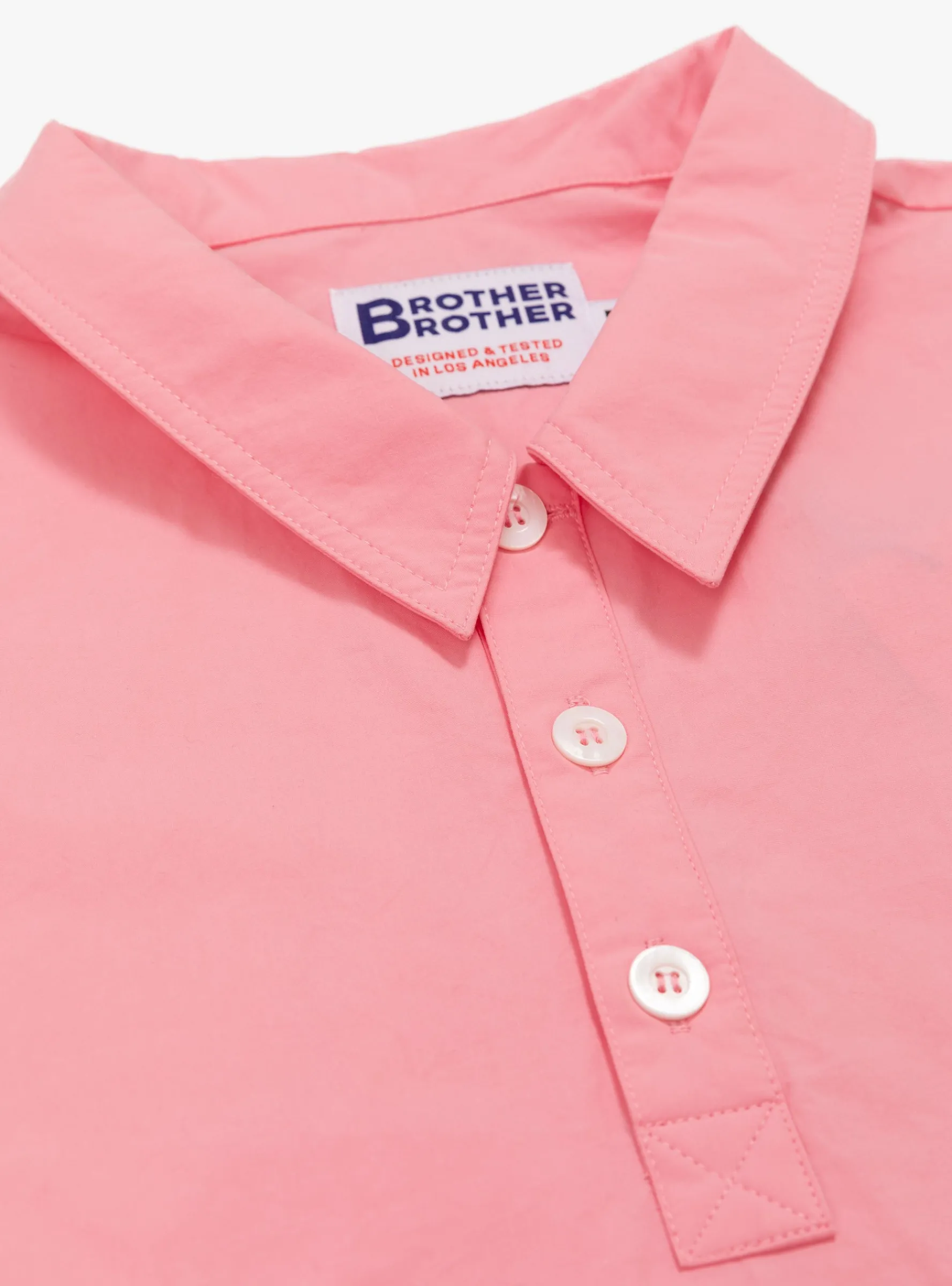 Big Pocket Smock Shirt Pink<Brother Brother New