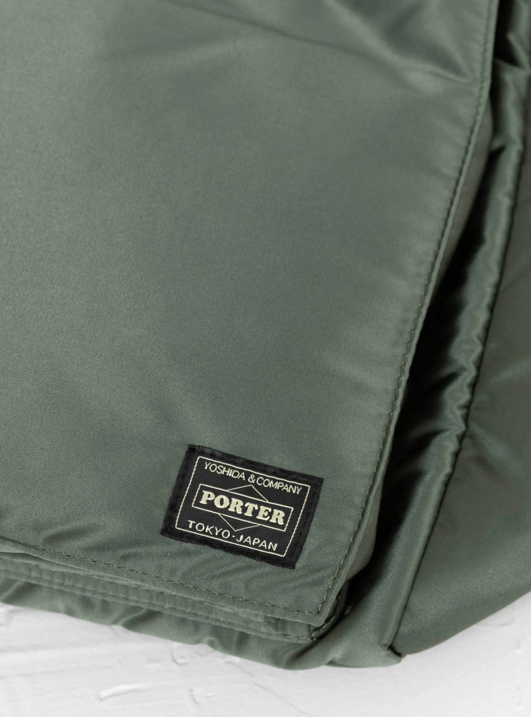 Bio-Nylon TANKER Envelope Bag Sage Green<Porter Yoshida & Co. Hot