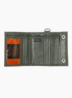 Bio-Nylon TANKER Pocket Wallet Medium Sage Green<Porter Yoshida & Co. New