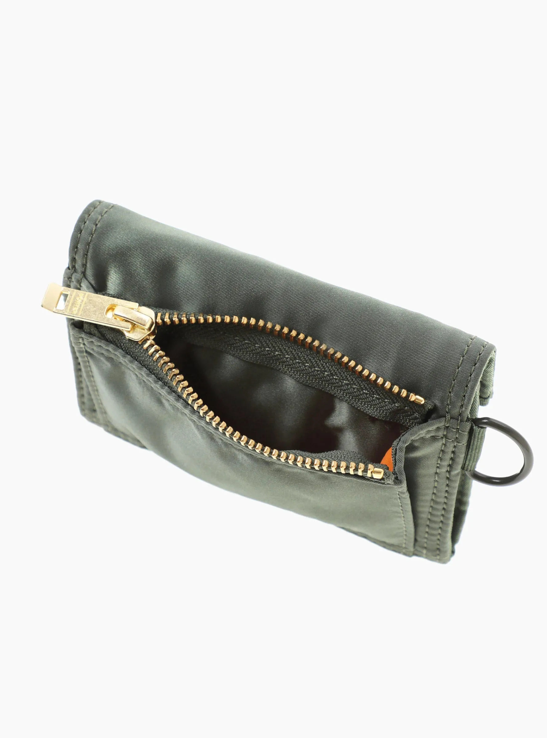 Bio-Nylon TANKER Pocket Wallet Medium Sage Green<Porter Yoshida & Co. New
