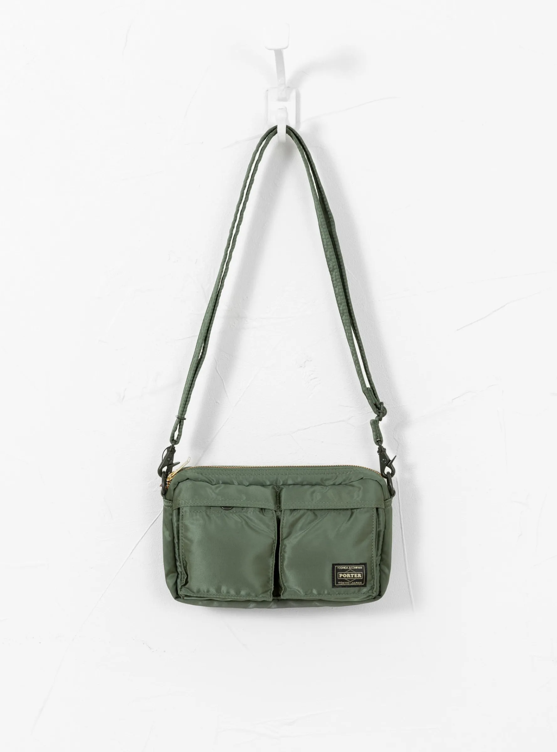 Bio-Nylon TANKER Sling Bag Sage Green<Porter Yoshida & Co. Outlet