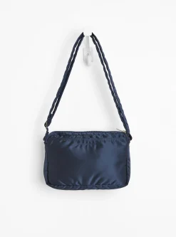 Bio-Nylon TANKER Sling Bag w/ Zip Navy<Porter Yoshida & Co. Hot