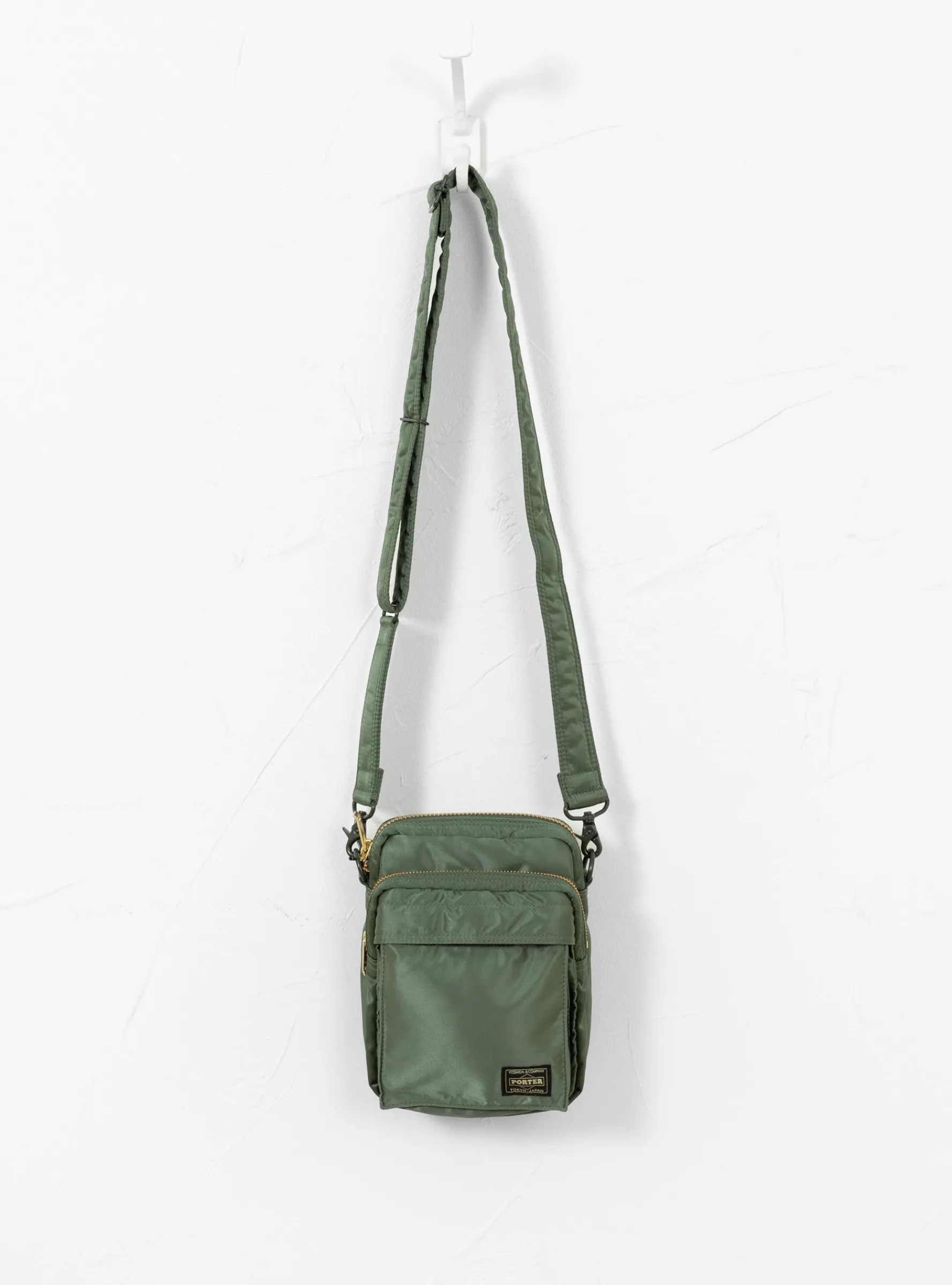 Bio-Nylon TANKER Vertical Bag Sage Green<Porter Yoshida & Co. New