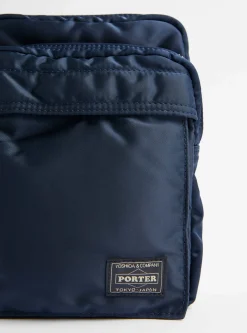 Bio-Nylon TANKER Vertical Bag Navy<Porter Yoshida & Co. Discount