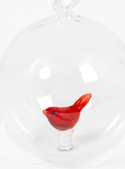 Bird Christmas Ball Red<Ichendorf Milano Clearance