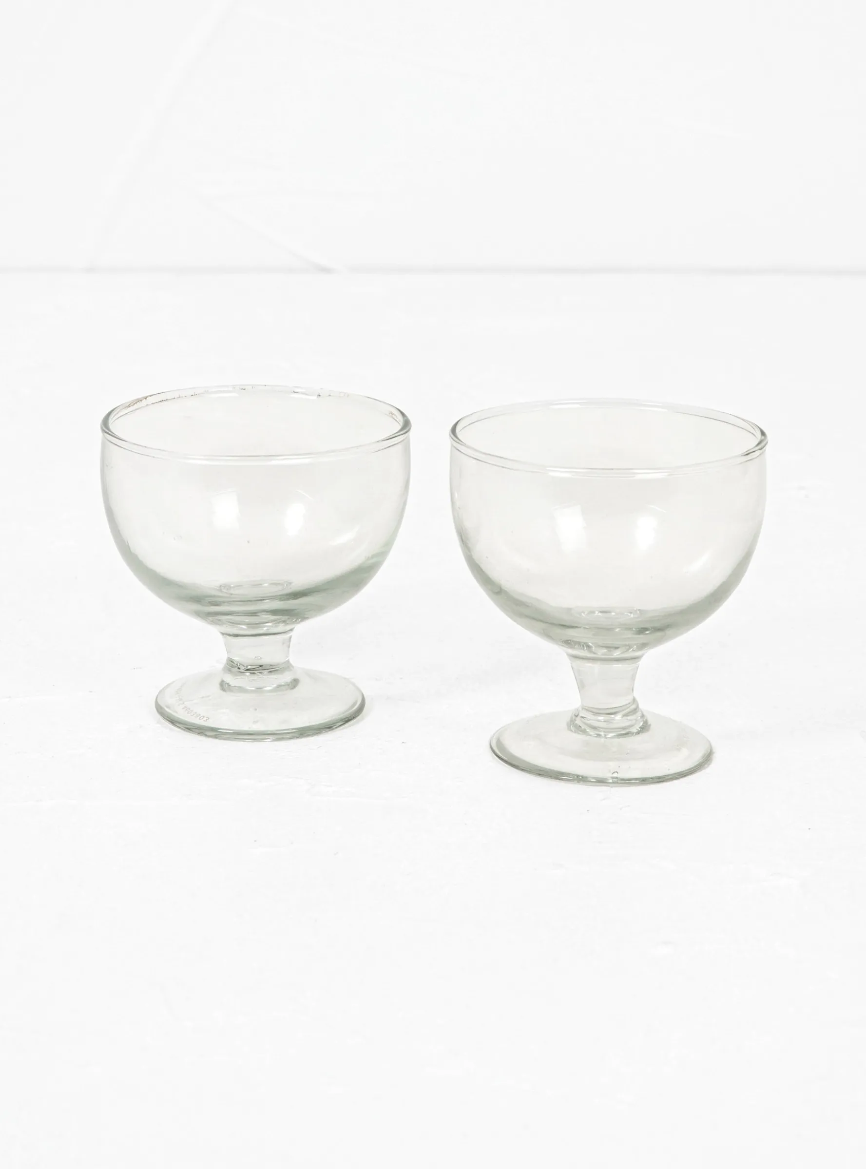 Blow Glass Dessert Cup set of 2<PUEBCO Best