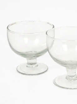 Blow Glass Dessert Cup set of 2<PUEBCO Best