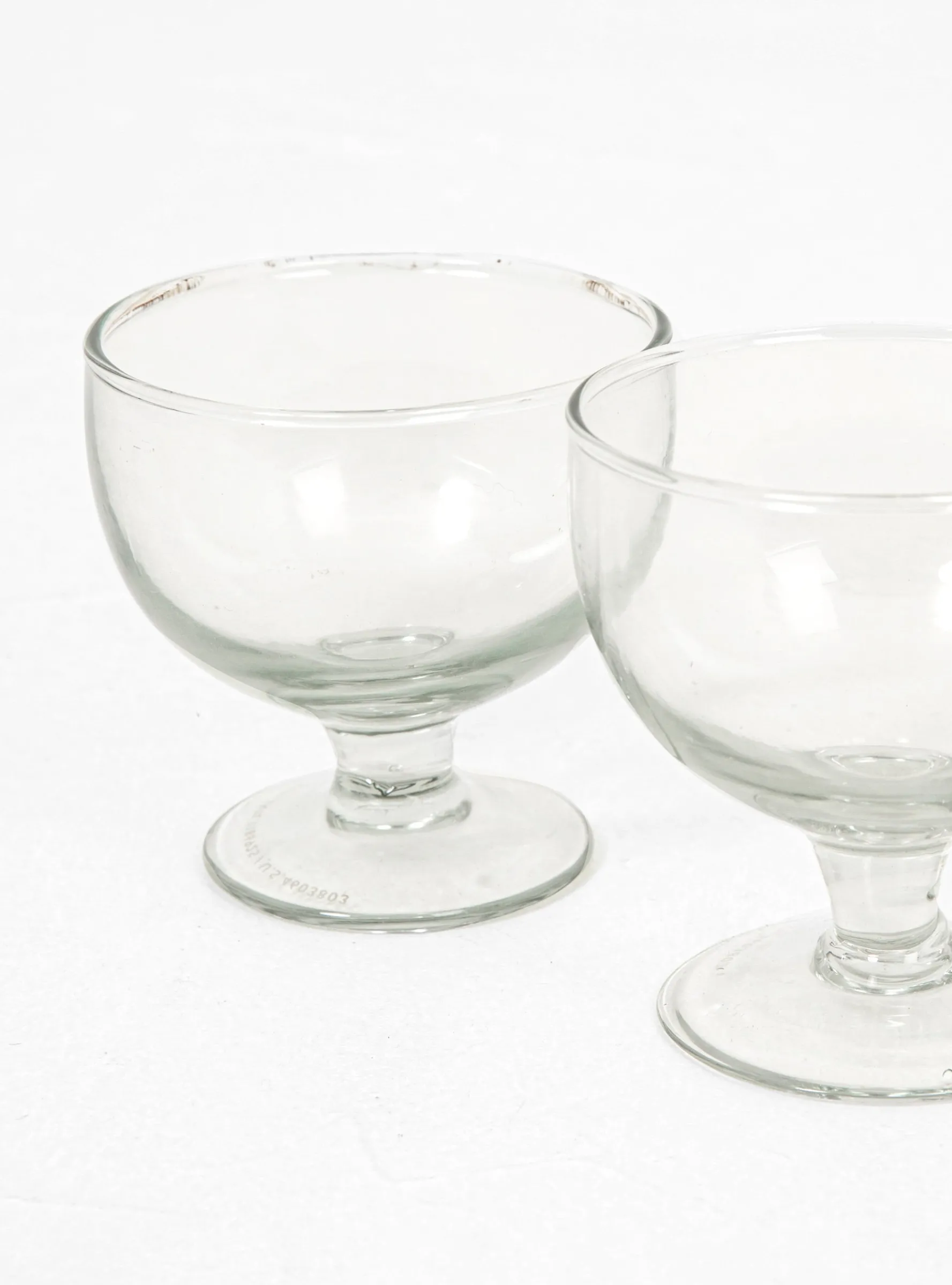 Blow Glass Dessert Cup set of 2<PUEBCO Best
