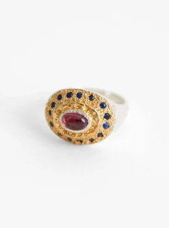 Blue Space Ring Mix<Isabella Etou Fashion