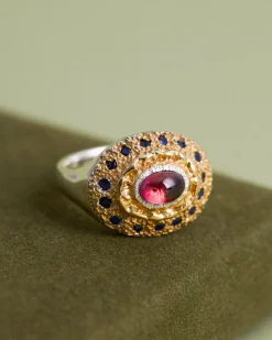 Blue Space Ring Mix<Isabella Etou Fashion