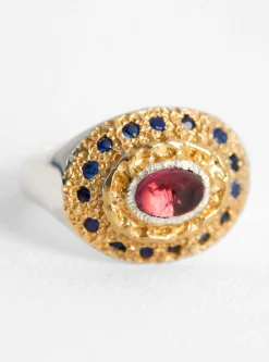 Blue Space Ring Mix<Isabella Etou Fashion