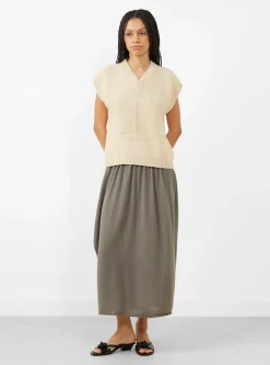 Boat Knit Vest Ecru<Cawley Hot
