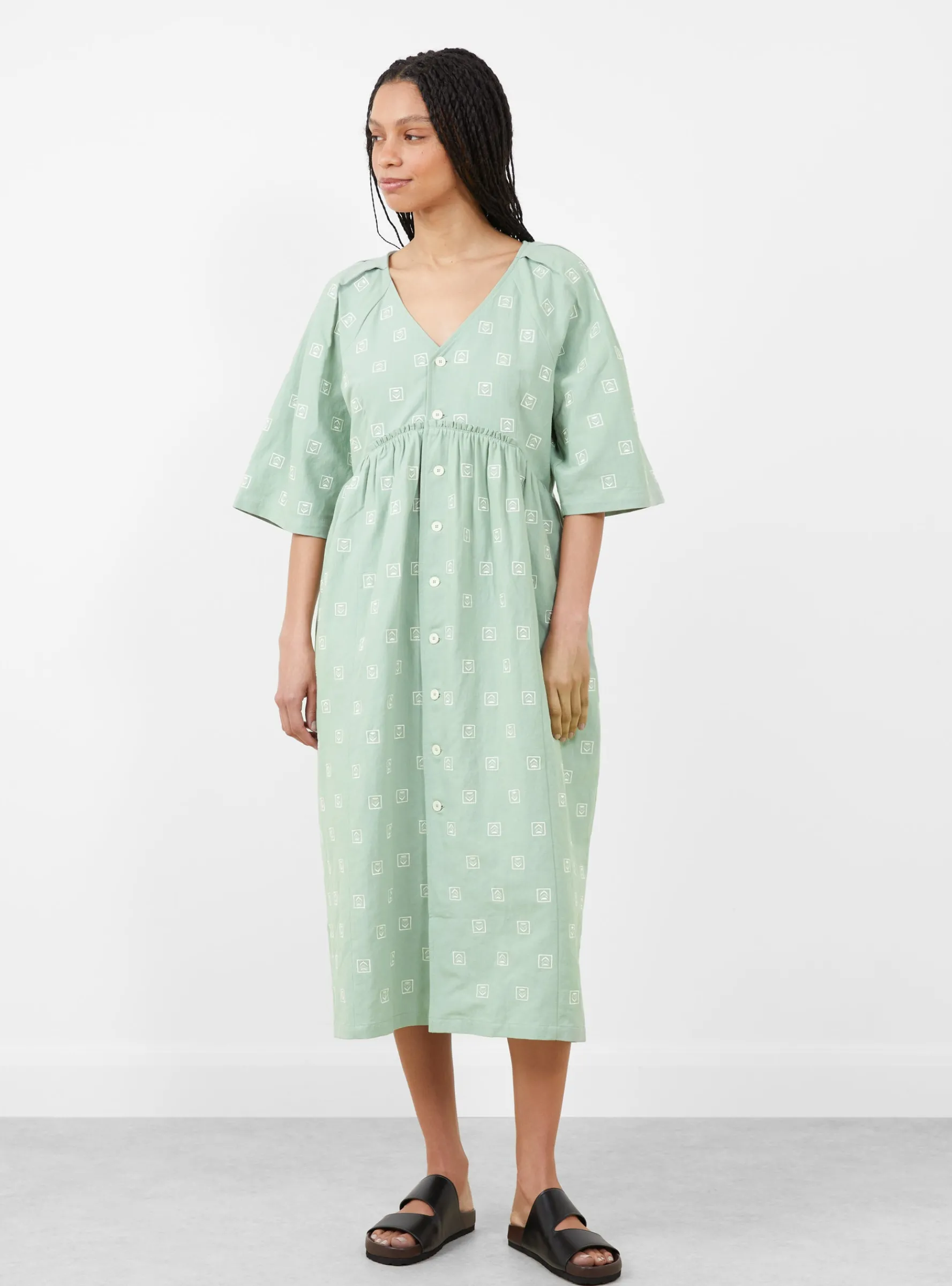 Bobby Dress Pale Sage<Sideline Clearance