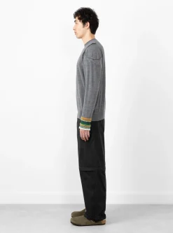 Border Knit Pullover Grey<TOGA VIRILIS Best