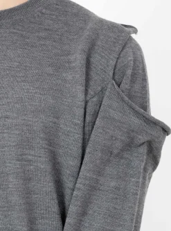 Border Knit Pullover Grey<TOGA VIRILIS Best