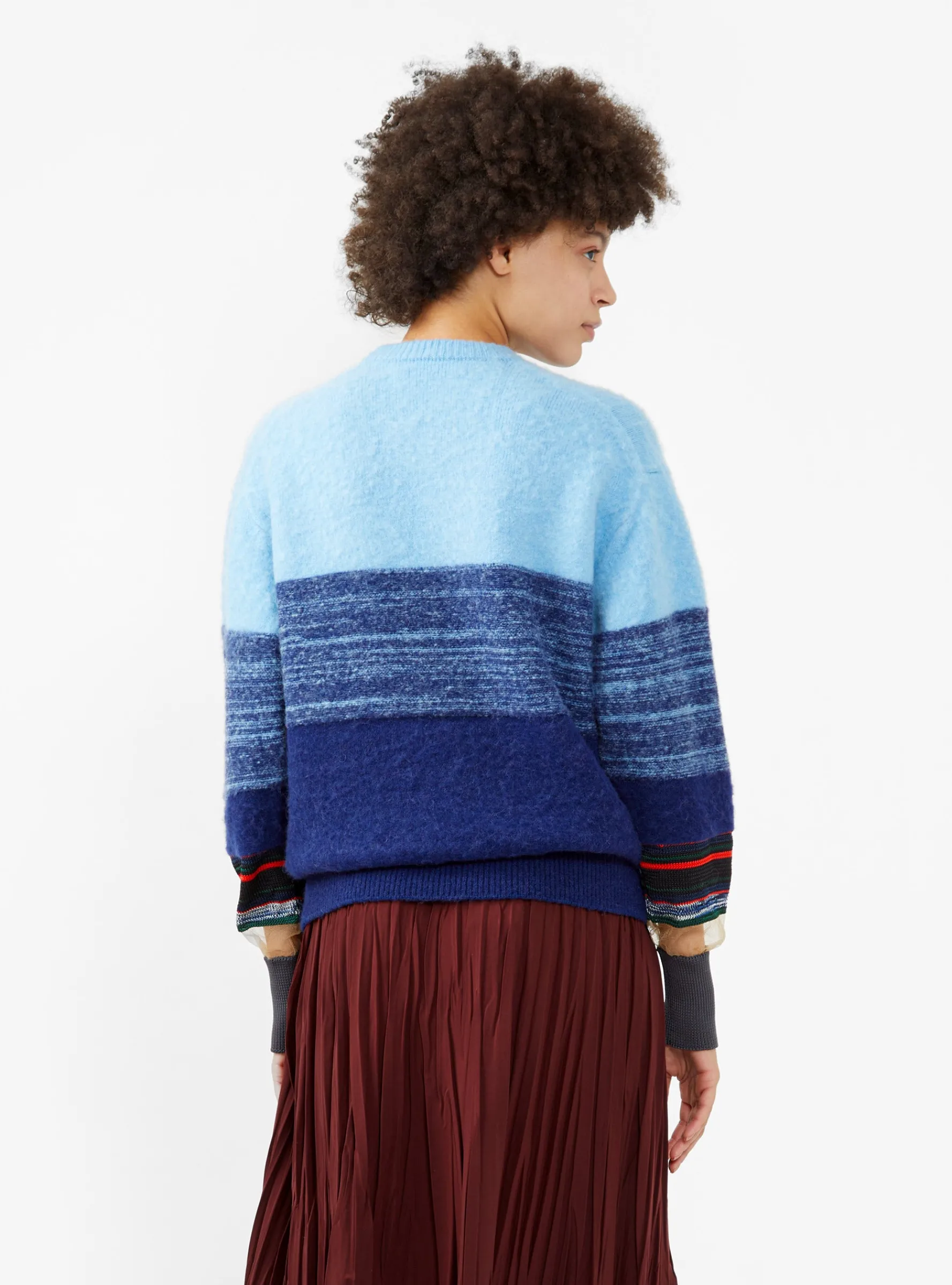 Border Sweater Blue<TOGA ARCHIVES Fashion