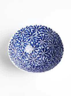 Bowl Blue Floral N5<Aida Dirse Clearance