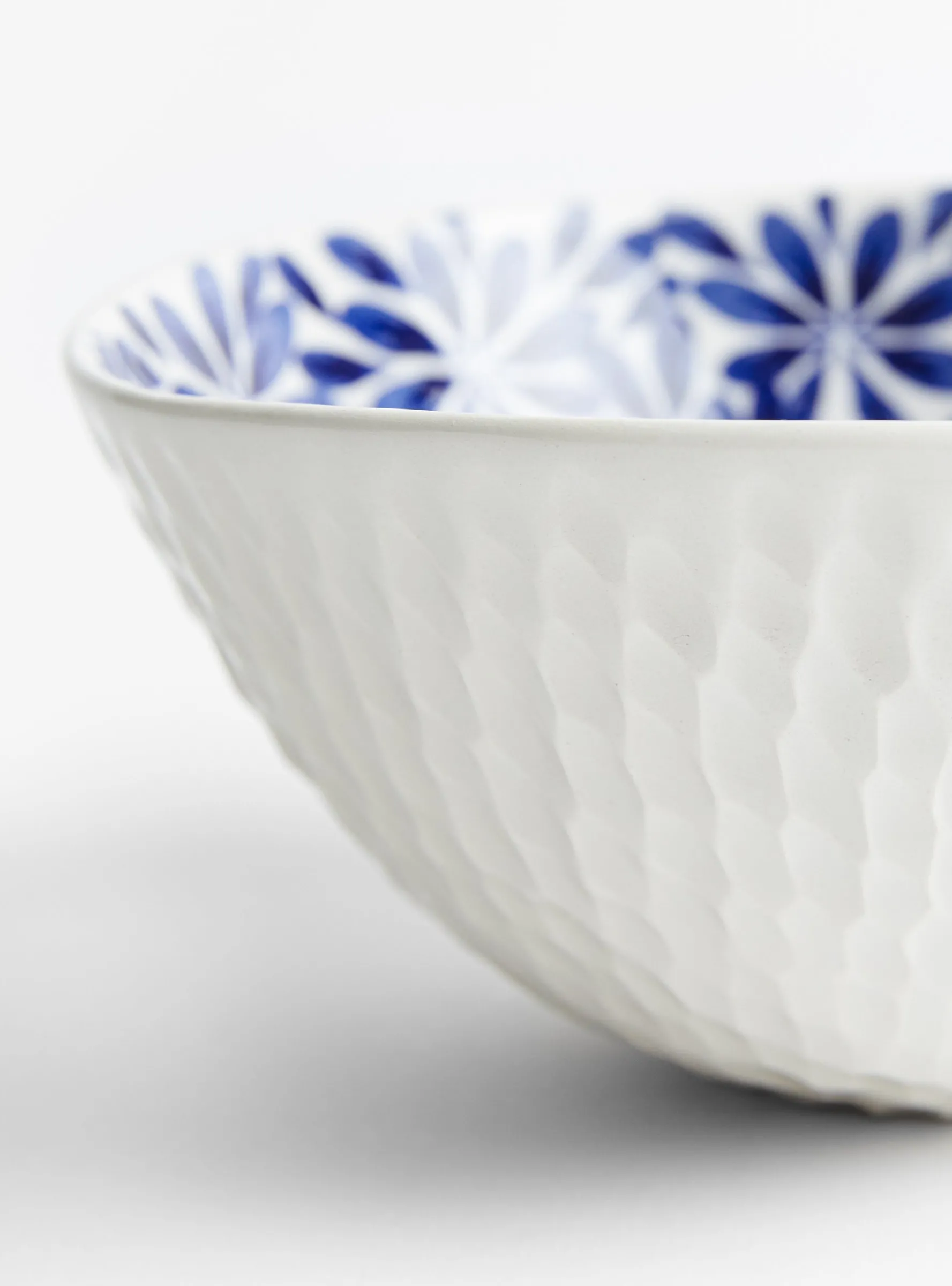 Bowl Blue Floral N5<Aida Dirse Clearance