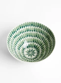 Bowl Green Drops N11<Aida Dirse Outlet