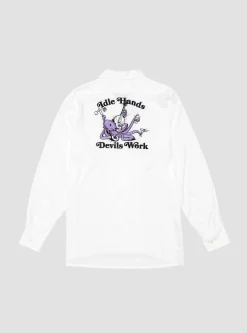 Bowling Shirt White<Reception Hot