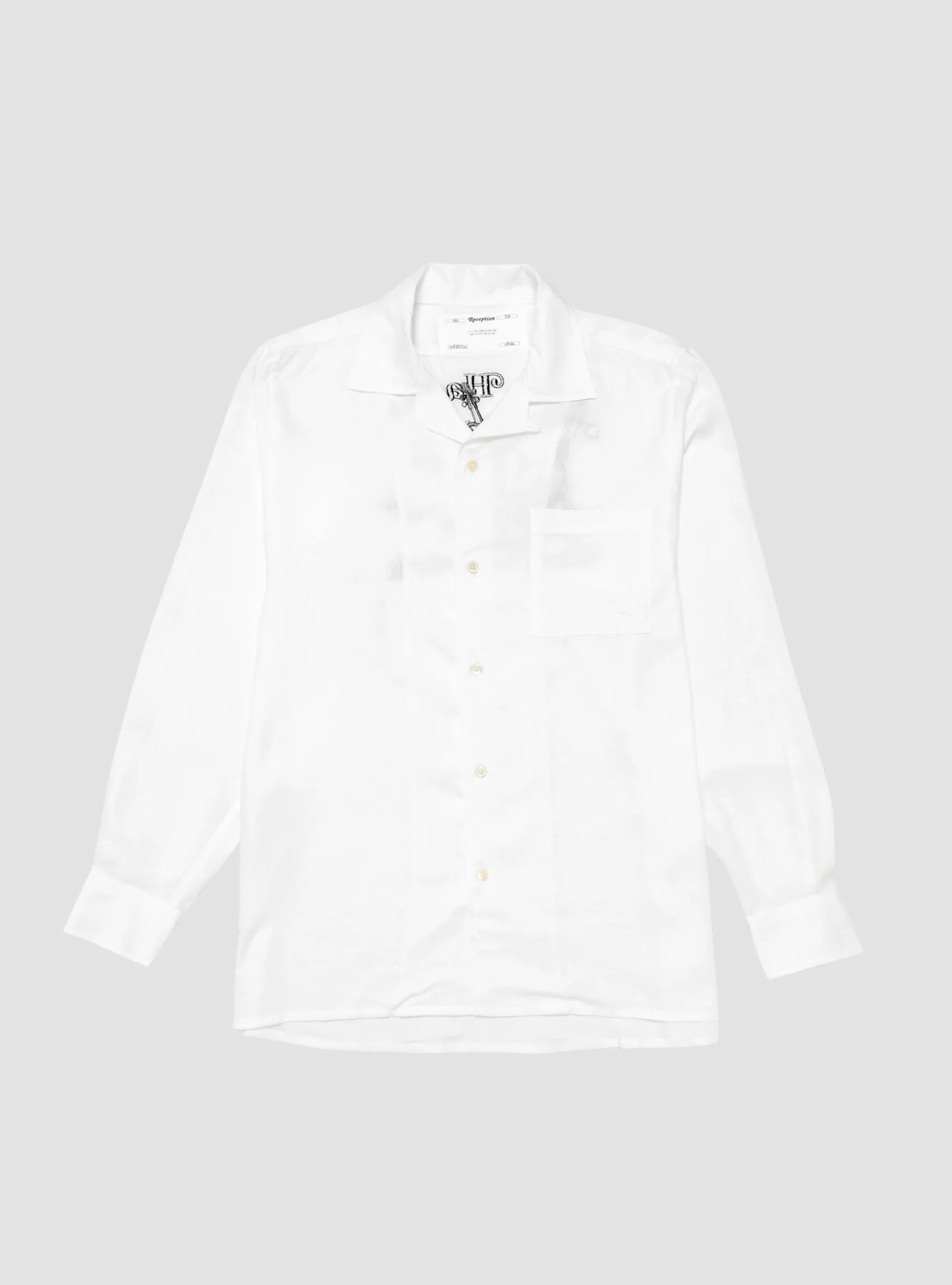 Bowling Shirt White<Reception Hot