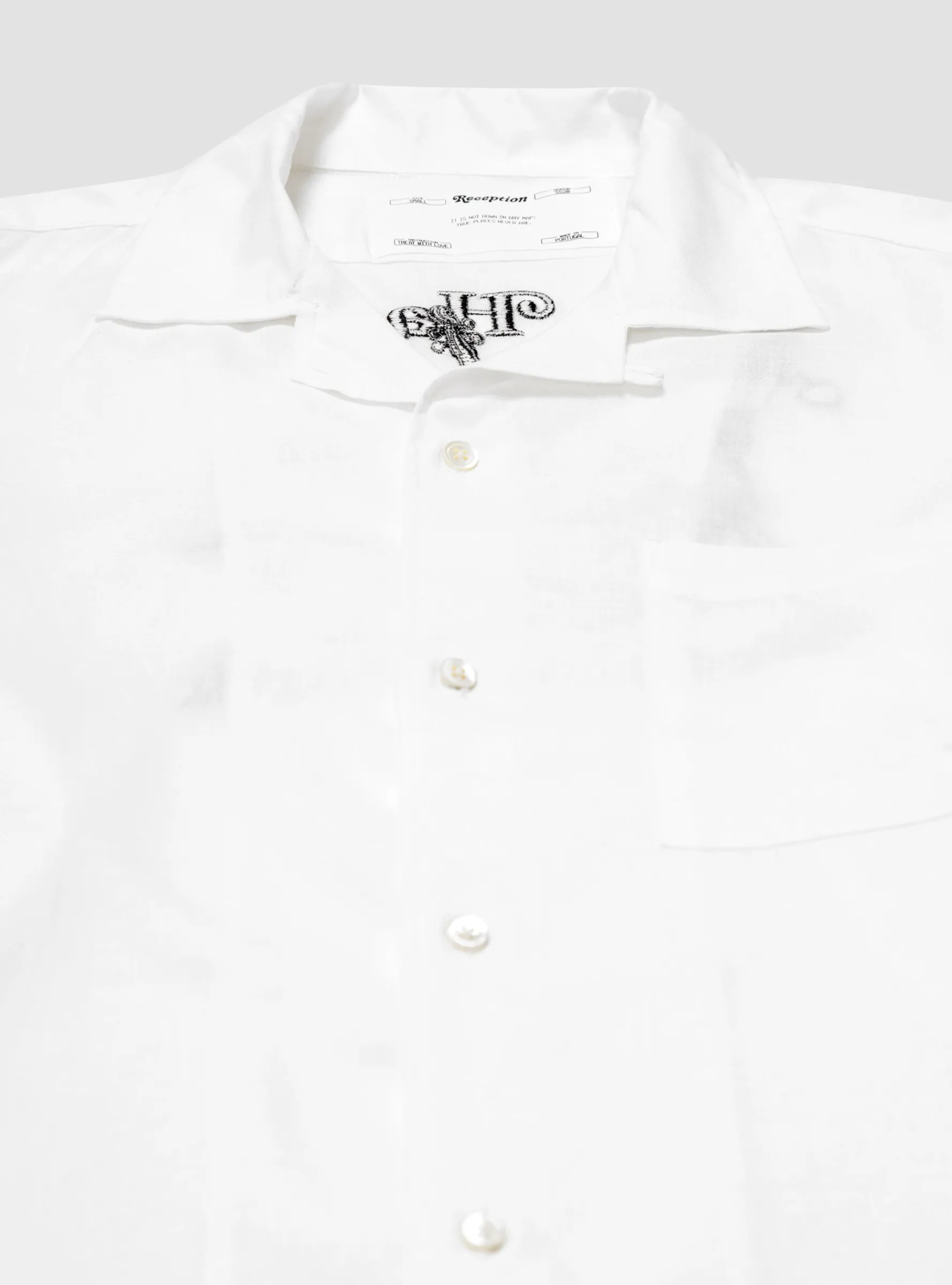 Bowling Shirt White<Reception Hot