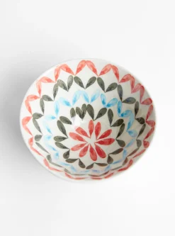 Bowl Pink/Black/Blue Petals N6<Aida Dirse Sale