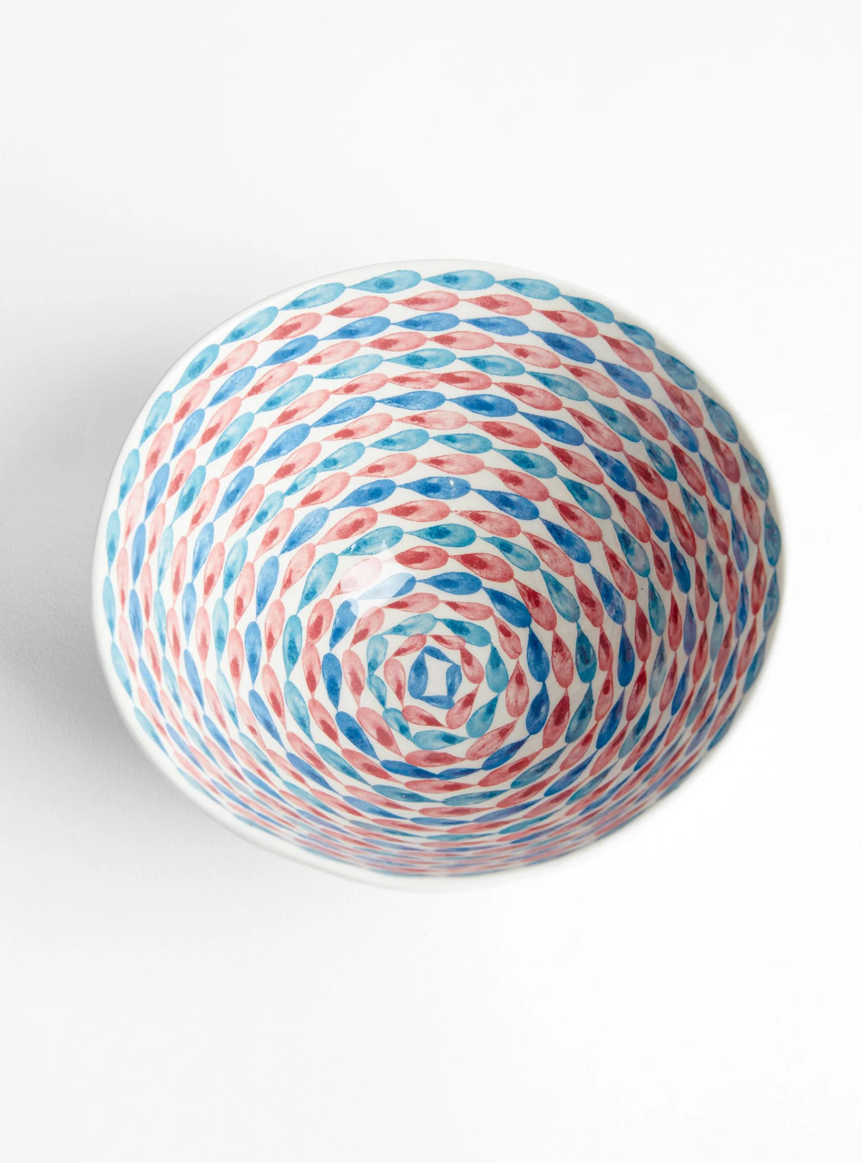 Bowl Pink/Blue Drops N17<Aida Dirse Best