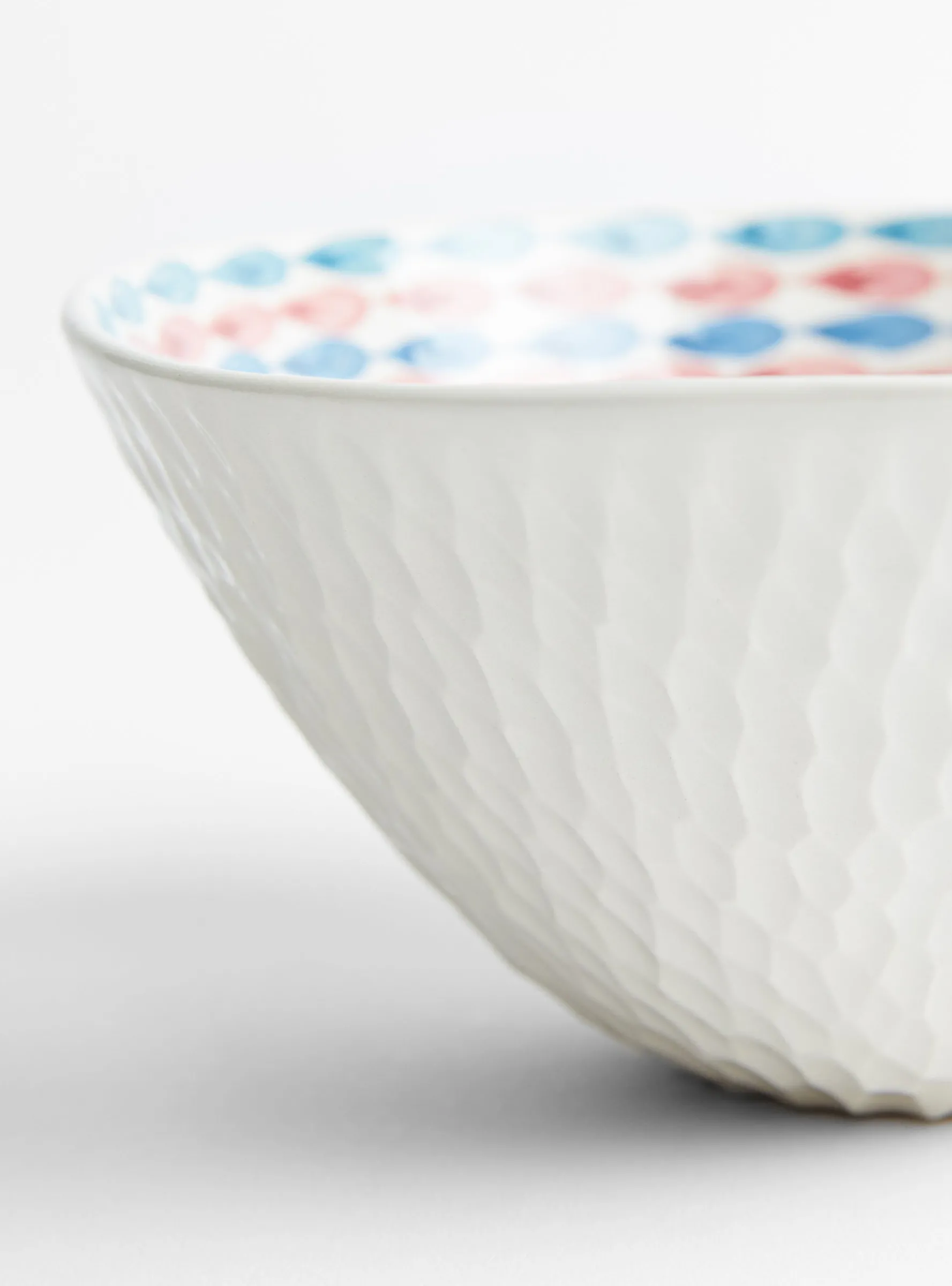Bowl Pink/Blue Drops N17<Aida Dirse Best