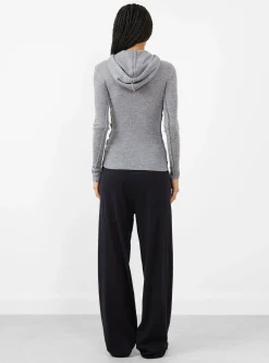 Brim Knit Hoodie Grey<Gudrun & Gudrun Sale