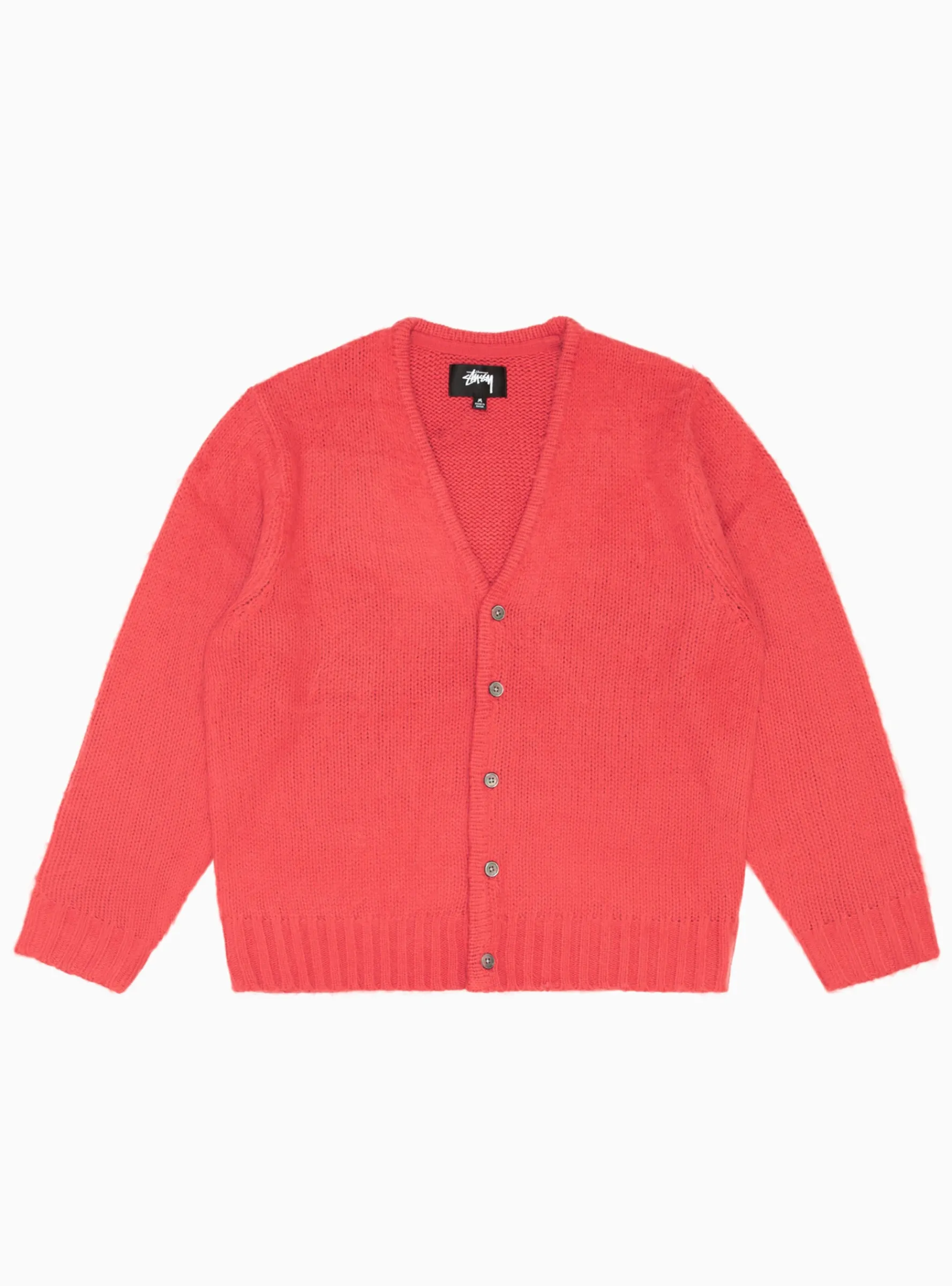 Brushed Cardigan Red<Stüssy Fashion