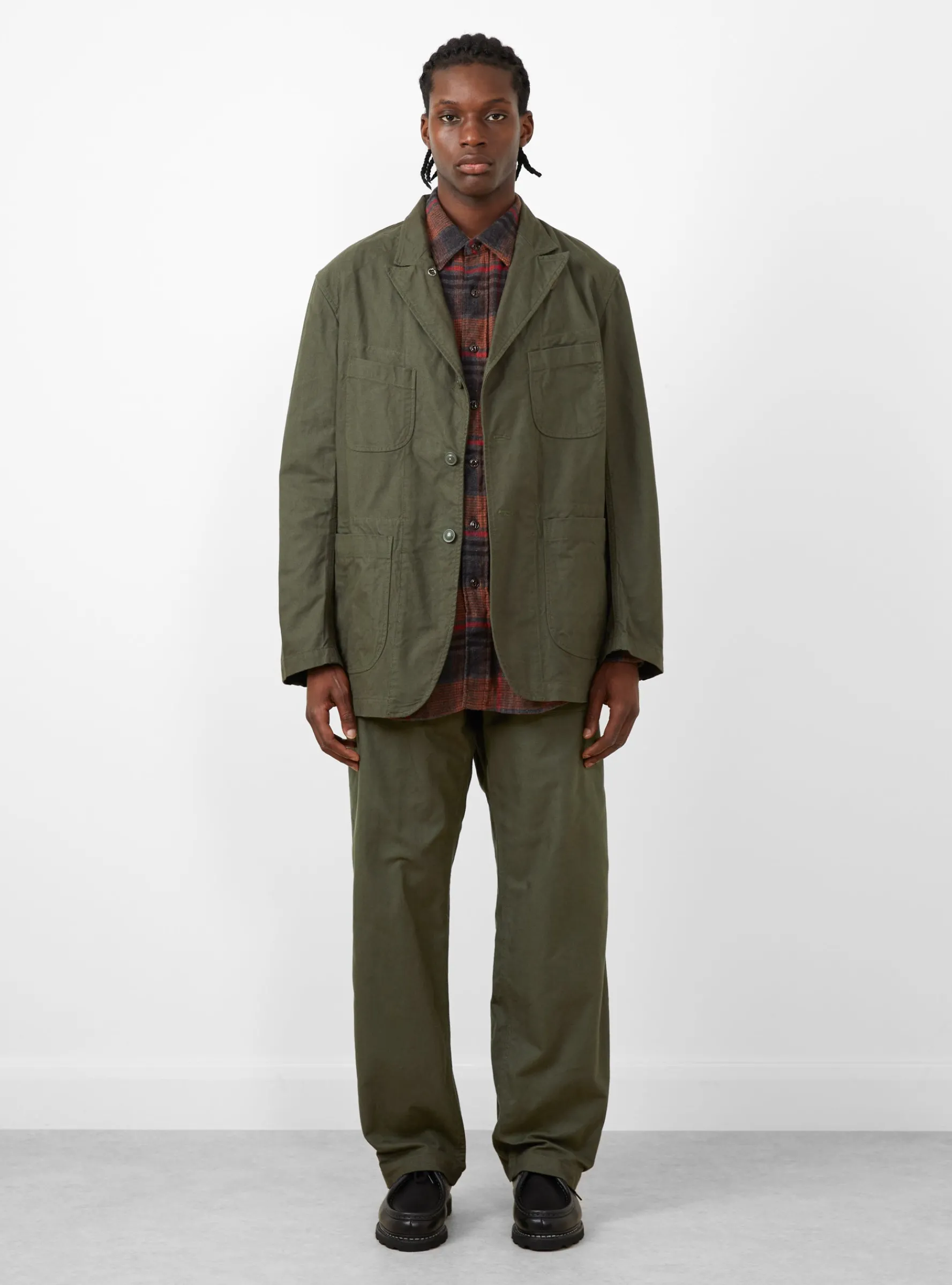 Brushed Herringbone Fatigue Pant Olive<Engineered Garments Online