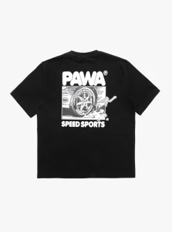 Burnout T-Shirt Black<Pawa Speed Sports Clearance