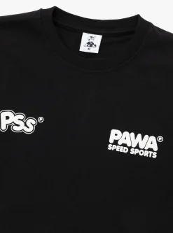 Burnout T-Shirt Black<Pawa Speed Sports Clearance